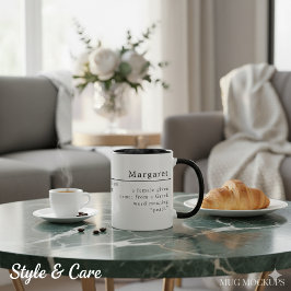 Personalized Definition Style Custom Combo Mug Mugg