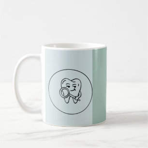 Personalized Dentist Name, Title & Clinic Logo Mug Kaffemugg