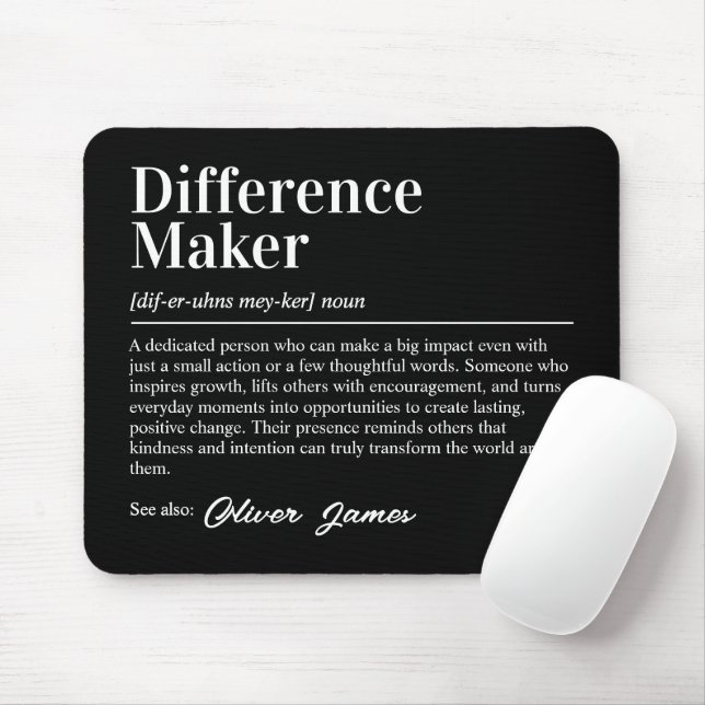 Personalized Difference Maker Definition Musmatta (Med mus)