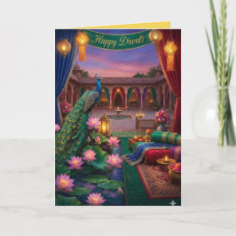 Personalized Diwali Festival Greeting Card Kort