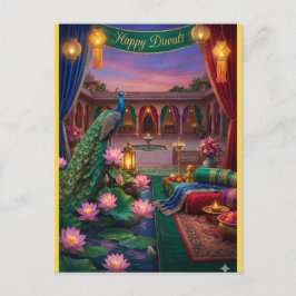 Personalized Diwali Festival Postcard Vykort