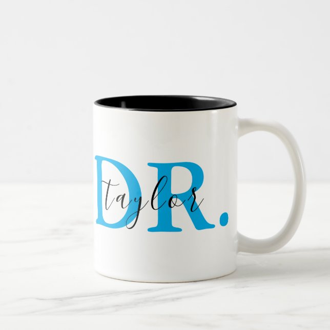 Personalized Doctor Coffee Mug Två-Tonad Mugg (Höger)