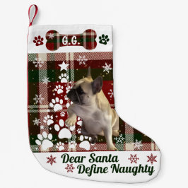 Personalized Dog, Cat, Animal Christmas Stocking Liten Julstrumpa