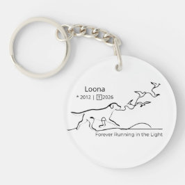 Personalized Dog Memorial Sympathy Line Art