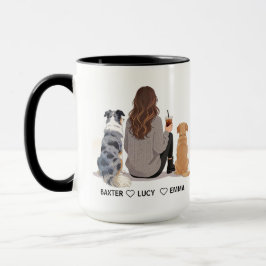 Personalized Dog Mom – Custom Name Mother’s Day Mugg