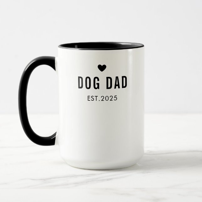 Personalized Dog Mom – Custom Name Mother’s Day Mugg (Vänster)
