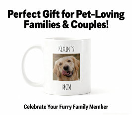 Personalized Dog Mom Photo Mug | Custom Gift Kaffemugg