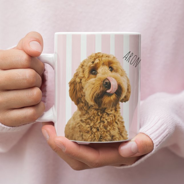 Personalized Dog Photo Pet Lover Gift Kaffemugg (Skapare uppladdad)