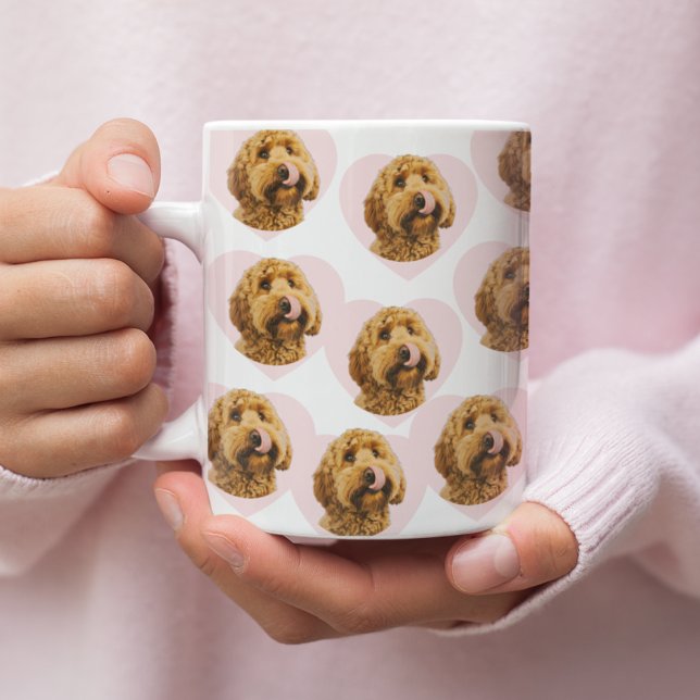Personalized Dog Photo Valentine Mug | Custom Pet  Kaffemugg (Skapare uppladdad)
