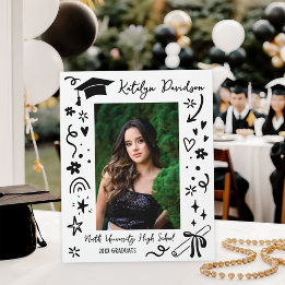 Personalized Doodle Graduation Photo