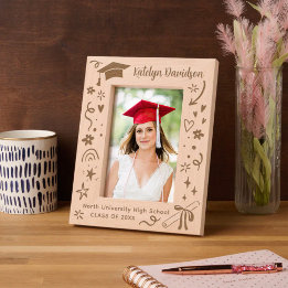 Personalized Doodle Graduation Photo