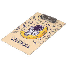 Personalized Doodle Space Planets Back to School