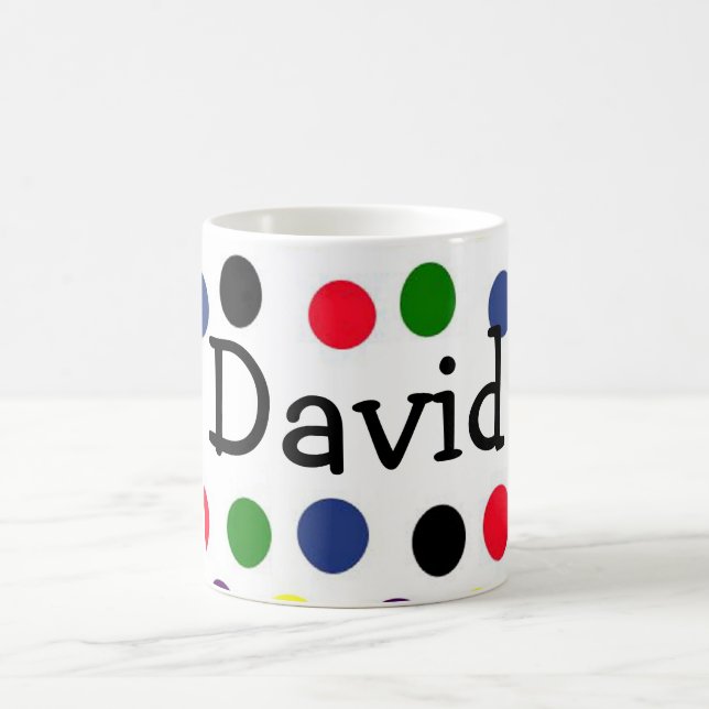 Personalized Doted Mug Kaffemugg (Center)