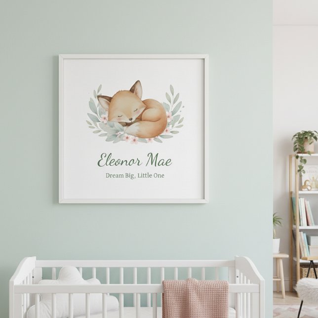  Personalized Dream Big, Little One Nursery Wall Poster (Skapare uppladdad)