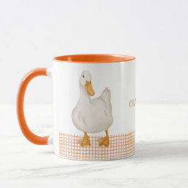 Personalized Duck Mug – Cute Farm Animal Design wi Mugg