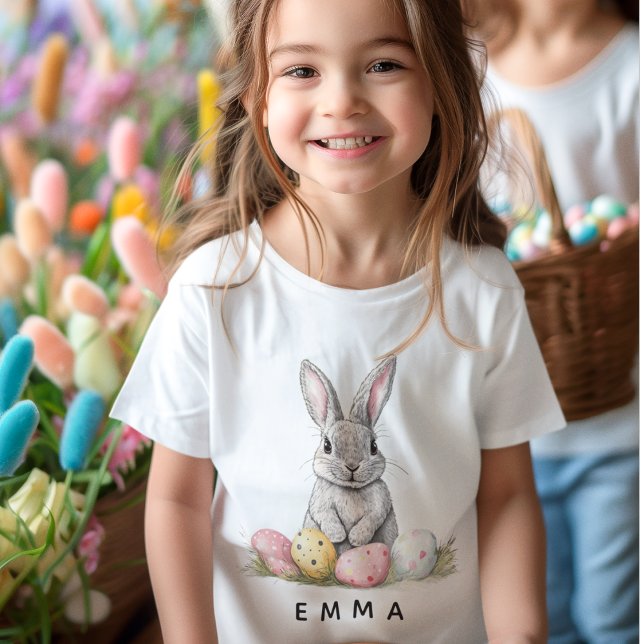 Personalized Easter Bunny | Custom Name  T Shirt (Skapare uppladdad)
