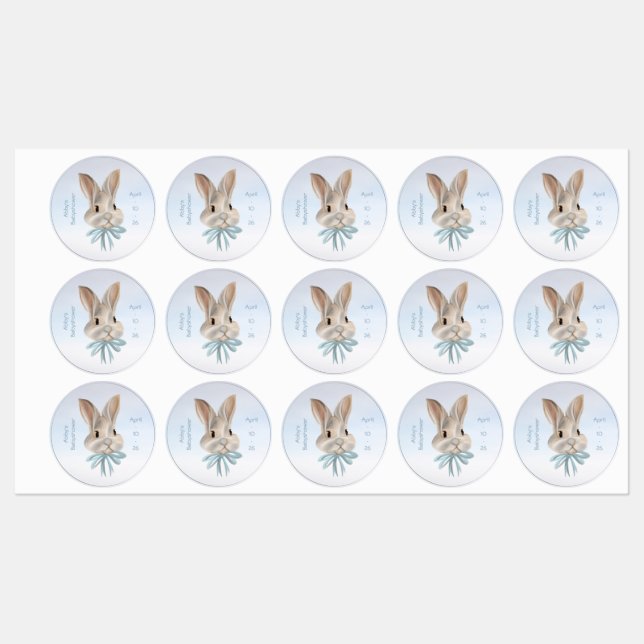 Personalized Easter Bunny Sticker (Ark)