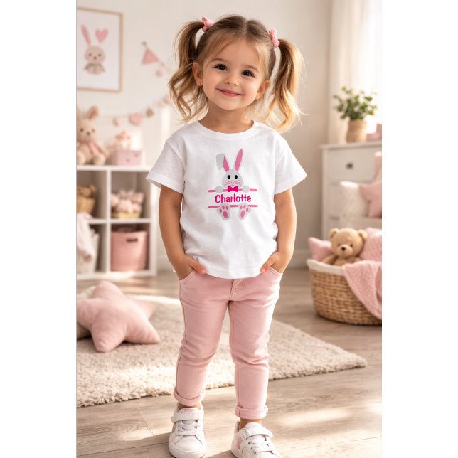 Personalized Easter Bunny T-Shirt – Custom Name  (Skapare uppladdad)