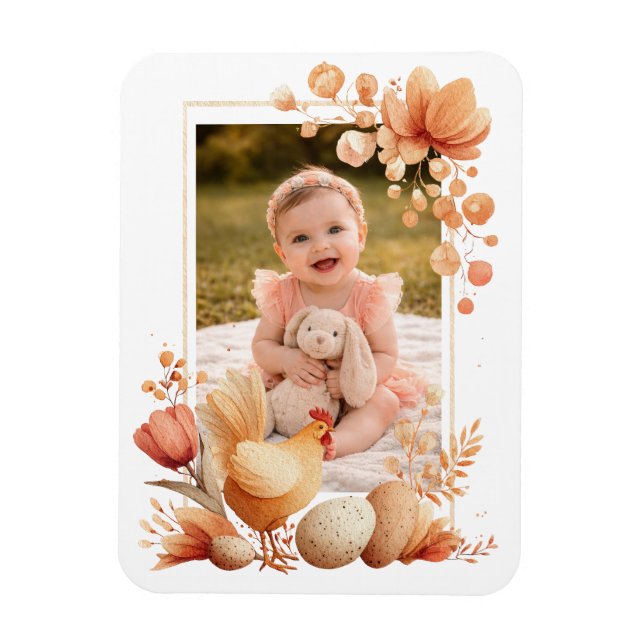 Personalized Easter Photo Keepsake  Magnet (Vertikal)