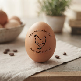 Personalized Egg Stamp – Custom Chicken Egg Stamp Stämpel