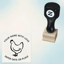Personalized Egg Stamp – Custom Chicken Egg Stamp