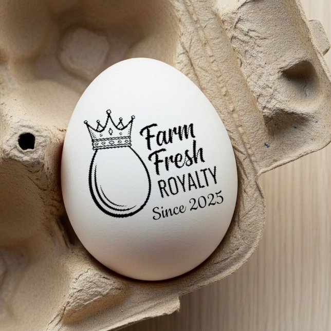 Personalized Egg Stamp - Custom Fresh Egg Stamp  Stämpel (Skapare uppladdad)