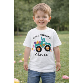 Personalized “Eggs Crusher” Monster Truck Easter T Shirt