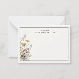  Personalized Elegant Boho Chic Note Card Anteckningskort