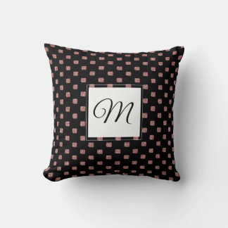 Personalized Elegant Glitter Throw Pillow Kudde
