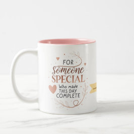 Personalized Elegant Mug Custom Romantic Gift Två-Tonad Mugg