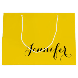 Personalized Elegant Name Printed Large Gift Bag
