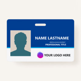 Personalized Employee ID Card - Photo, Barcode,