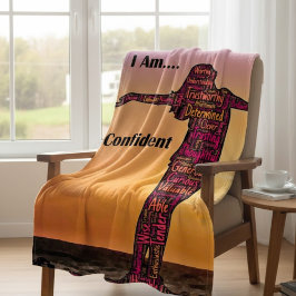 Personalized Empowering Women's Blanket Fleecefilt