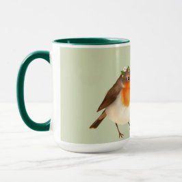 Personalized English Robin Garden Bird Mugg