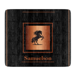 Personalized Equestrian Copper-Embellished 