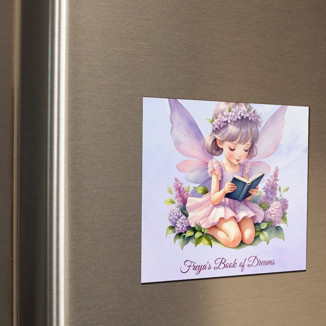 Personalized Fairy Art Freya Dreams Magnet (Skapare uppladdad)