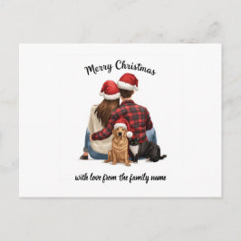 Personalized Family Christmas 2025 Helg Vykort