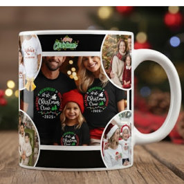Personalized Family Christmas Mug 2025 Jumbo Mugg