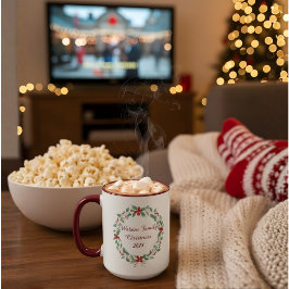 Personalized Family Christmas Mug | Custom Name Ho Mugg