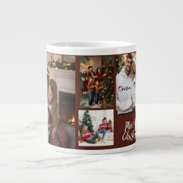 Personalized Family Christmas Photo Mug Jumbo Mugg