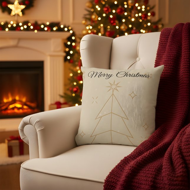 “Personalized Family Christmas Photo Pillow” Kudde (Skapare uppladdad)