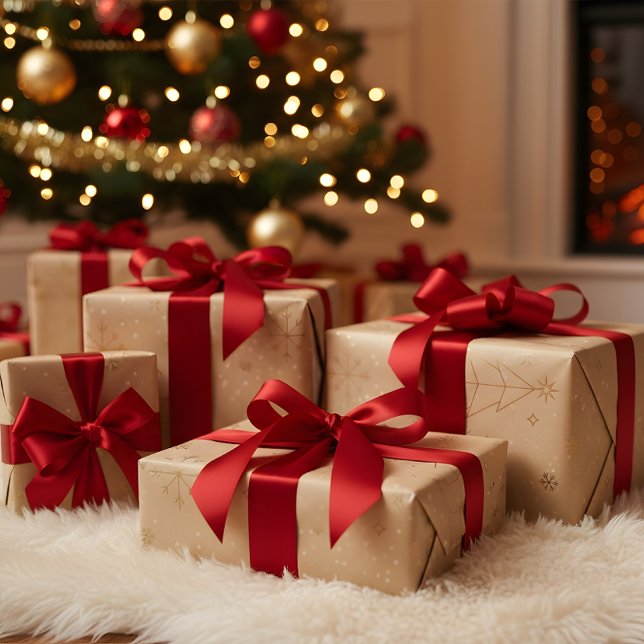 “Personalized Family Christmas Photo Wrapping Pape Presentpapper (Skapare uppladdad)