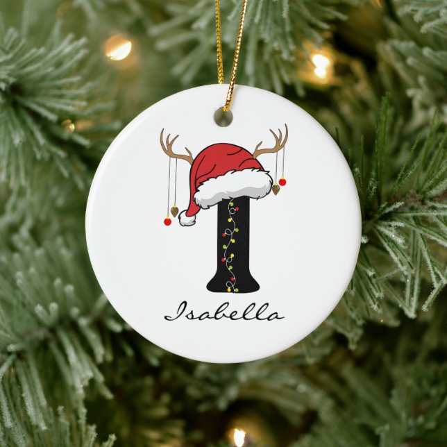 Personalized Family Monogram Ornament for Friends (Träd)