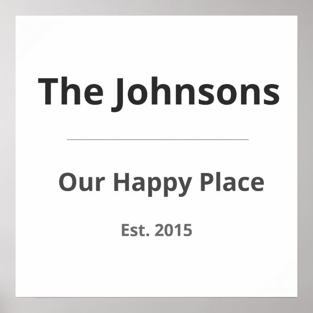 Personalized Family Mug – Custom Family Name & Yea Poster (Framsidan)