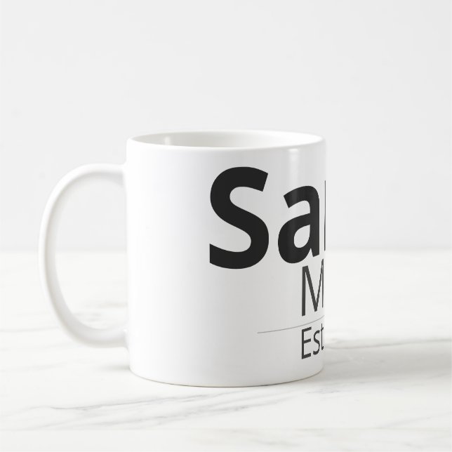 Personalized Family Mug – Custom Name & Role Gift Kaffemugg (Vänster)