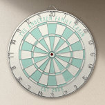 Personalized Family Name Custom Aqua Game Room  Darttavla<br><div class="desc">Bring a fresh, relaxed feel to your game room or cabin with this personalized aqua dartboard, customized with your family name and established year. The soft aqua and neutral tones give this classic dartboard design a lighter, coastal-inspired look that works beautifully in lake houses, beach homes, cabins, and modern game...</div>