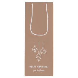 Personalized Family Name Merry Christmas Bauble