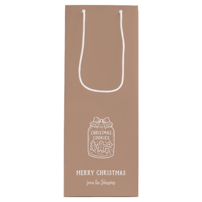 Personalized Family Name Merry Christmas Cookies (Framsidan)