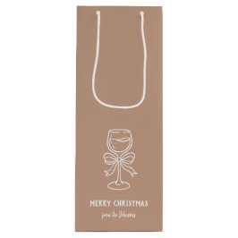 Personalized Family Name Merry Christmas Drink