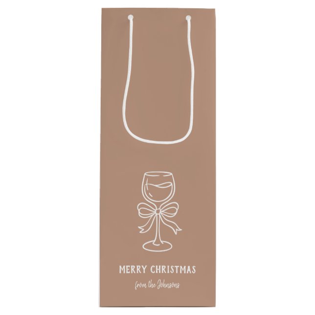 Personalized Family Name Merry Christmas Drink (Framsidan)